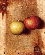 DeScott Evans De Scott Evans: Hanging Apples oil on canvas